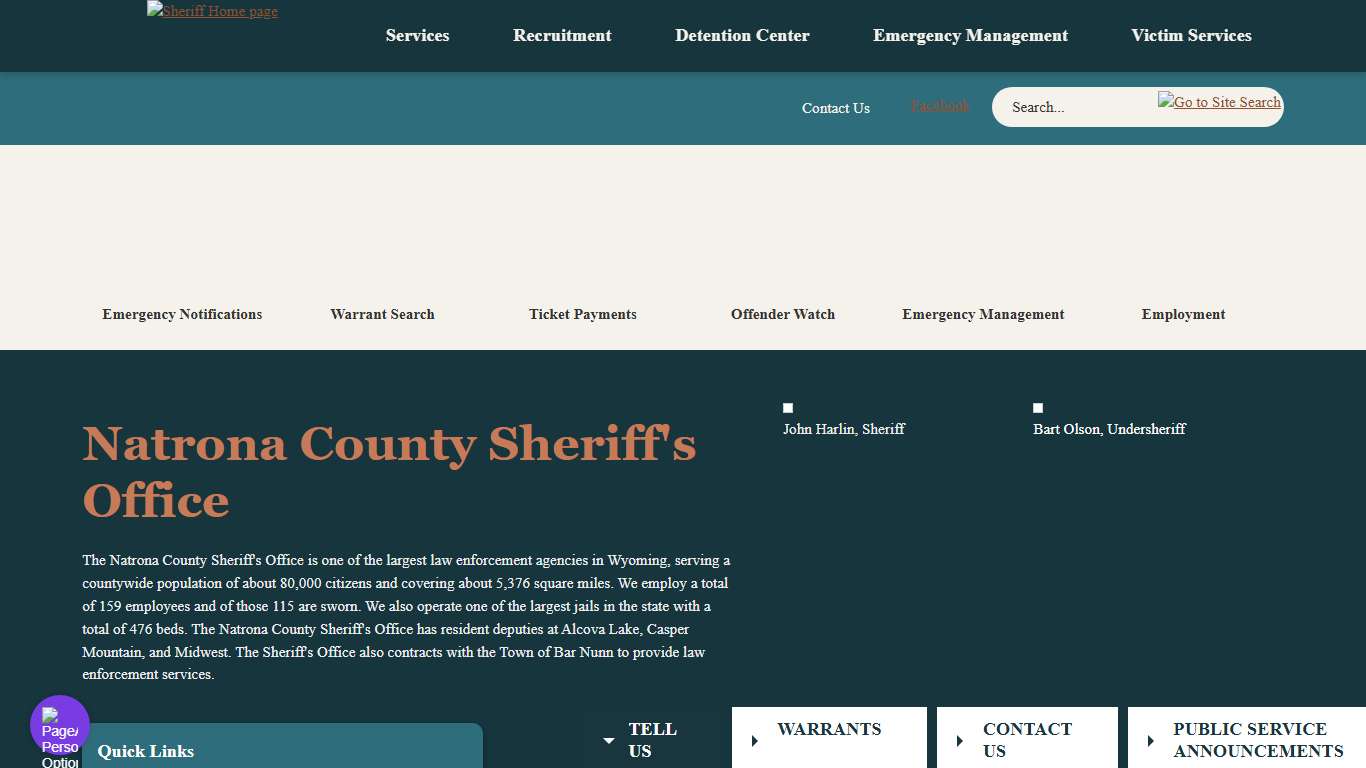 Sheriff Natrona County, WY